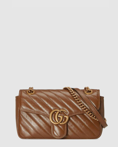 [GUCCI-구찌]GG 마몽 스몰 마틀라세 숄더백 443497