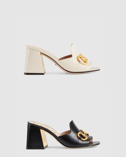 [GUCCI-구찌]홀스빗 슬라이드 샌들 655412