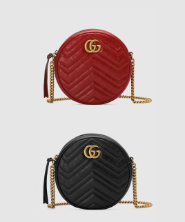 [GUCCI-구찌]GG 마몽 미니 라운드백 550154