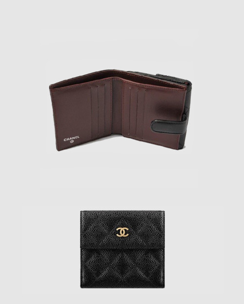 [CHANEL-샤넬]클래식 컴팩트 반지갑 A48980