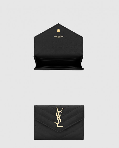 [SAINT LAURENT-생로랑]모노그램 앙브로프 중지갑 414404