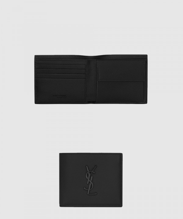 [SAINT LAURENT-생로랑]모노그램 코인 반지갑 463249