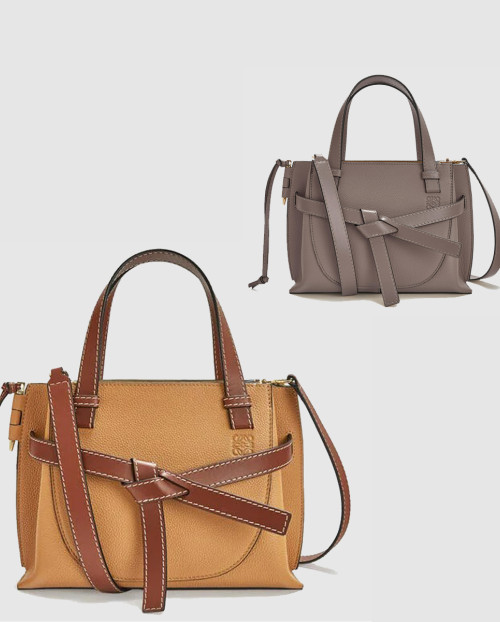 [LOEWE-로에베]게이트백 탑핸들 토고레더 미니