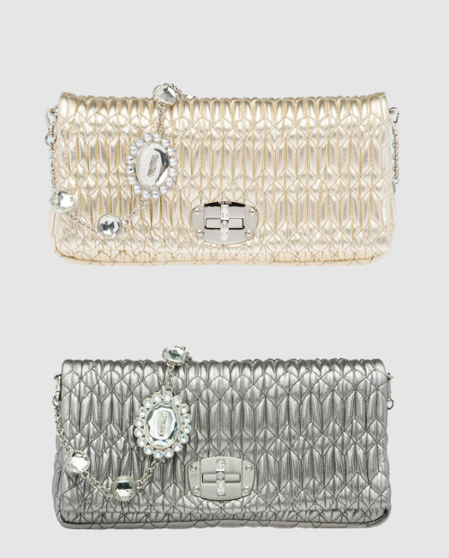 [MIUMIU-미우미우]아이코닉 크리스탈 숄더백 5BD233