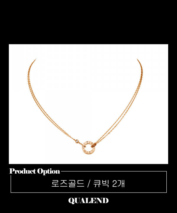 [CARTIER-까르띠에]러브 목걸이 B7224509