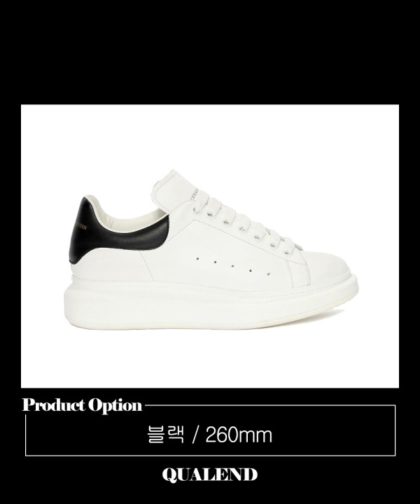 [MCQUEEN-알렉산더맥퀸]오버솔 스니커즈 레더 553680