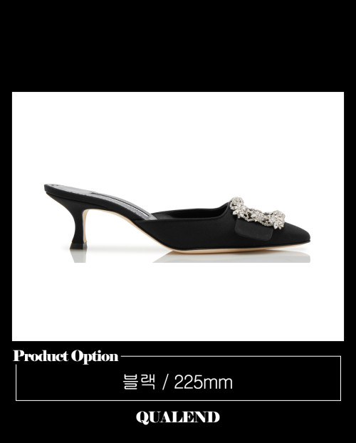 [M.BLAHNIK-마놀로블라닉]메이세일 쥬얼 크리스탈 뮬