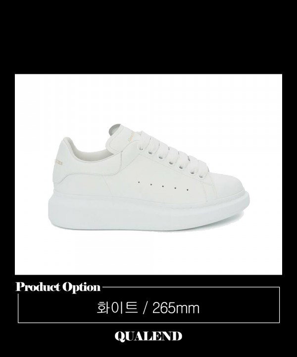 [MCQUEEN-알렉산더맥퀸]오버솔 스니커즈 레더 553680