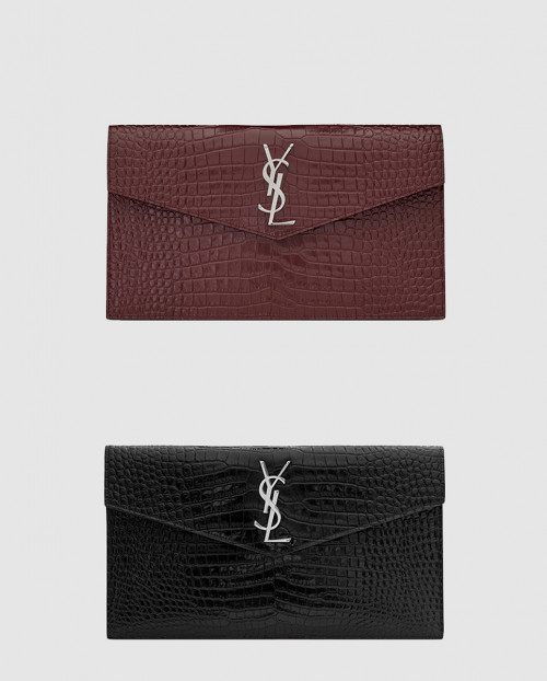 [SAINT LAURENT-생로랑]업타운 클러치 크로커 565739