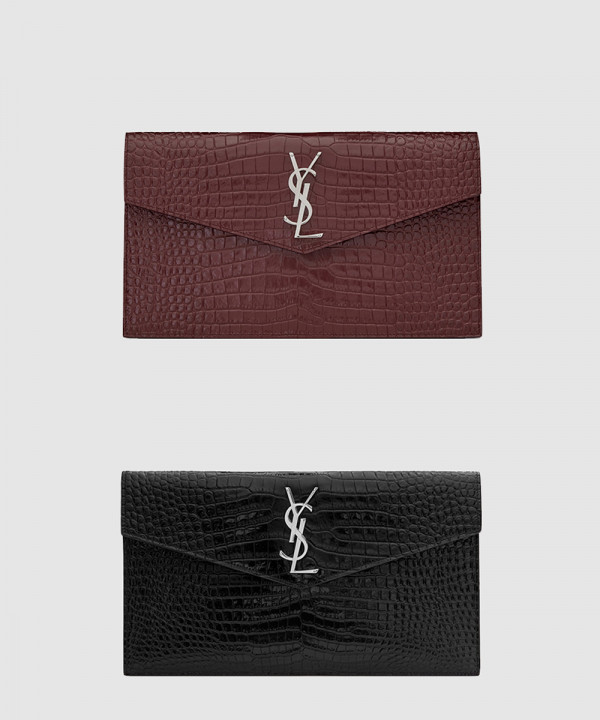 [SAINT LAURENT-생로랑]업타운 클러치 크로커 565739