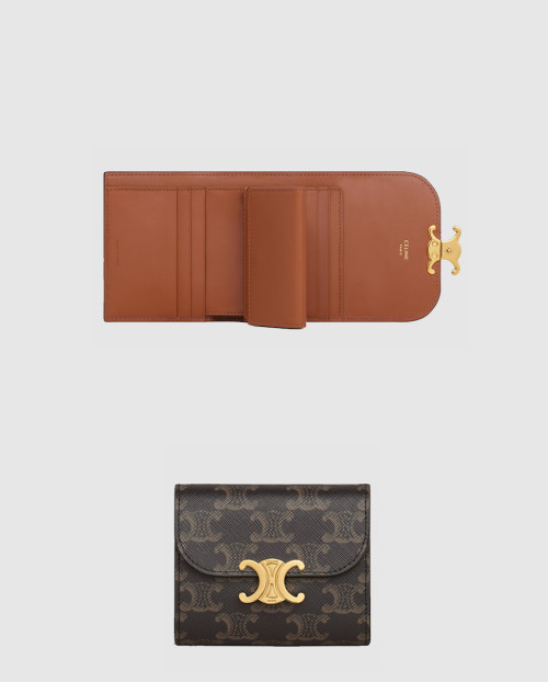 [CELINE-셀린느]트리오페 반지갑 10D782