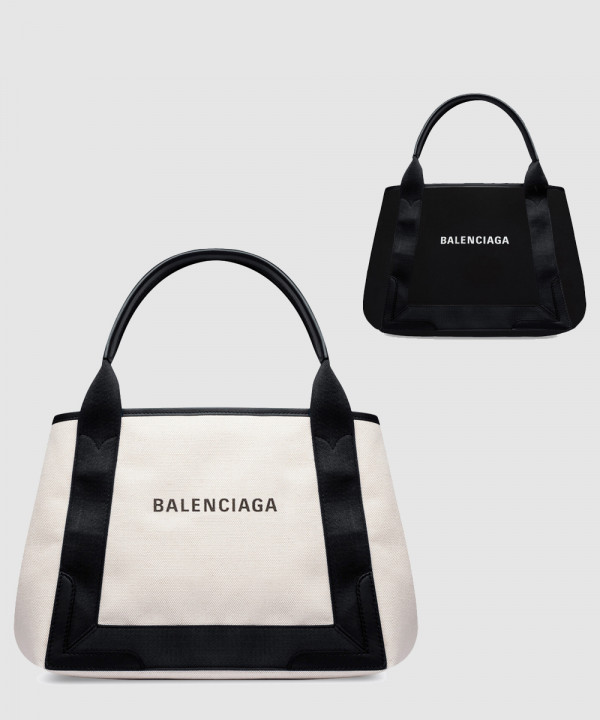 [BALENCIAGA-발렌시아가]네이비 스몰 카바스백 339933