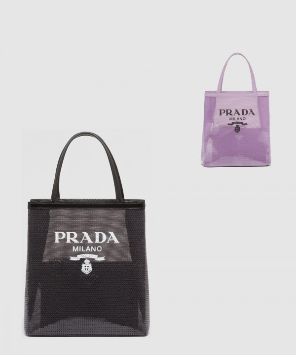 [PRADA-프라다]시퀸 메쉬 토트백 1BG417