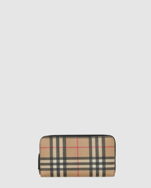 [BURBERRY-버버리]빈티지 E-캔버스 지퍼월렛 80166121