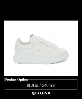 [MCQUEEN-알렉산더맥퀸]오버솔 스니커즈 레더 553680