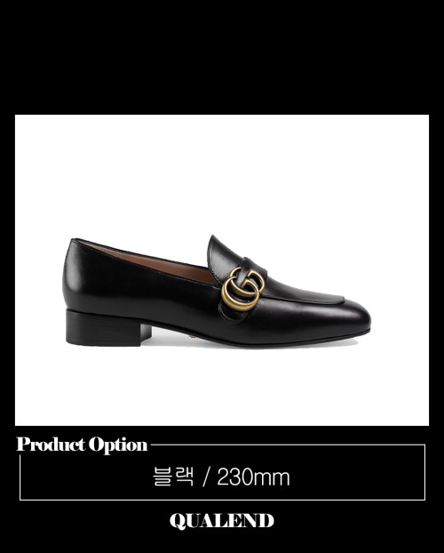 [GUCCI-구찌]GG 마몽 레더 로퍼 602496