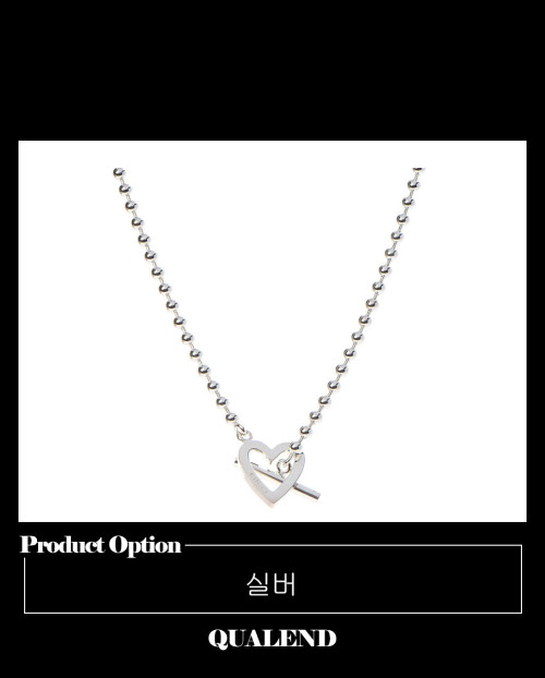 [GUCCI-구찌]스털링 토글 목걸이 591833