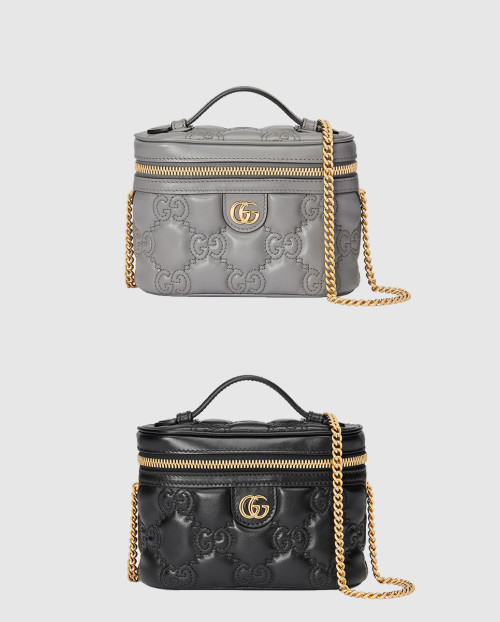 [GUCCI-구찌]GG 마몽 마틀라세 탑핸들 미니백 723770