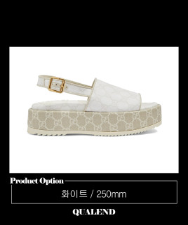 [GUCCI-구찌]플랫폼 GG 샌들 701153