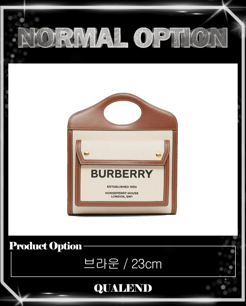 [BURBERRY-버버리]캔버스 포켓백 미니 80393631