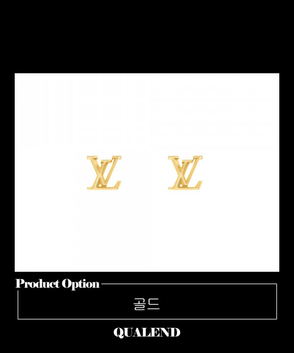 [LOUIS VUITTON-루이비통]피라미달 LV 귀걸이 Q06187