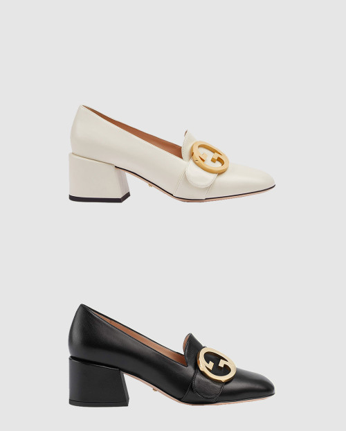 [GUCCI-구찌]홀스빗 미드힐 펌프스 700053