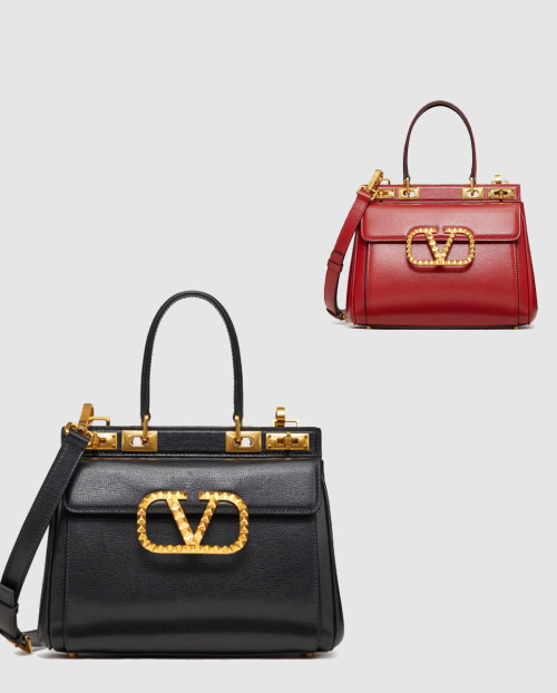 [VALENTINO-발렌티노]락스터드 핸드백 미듐