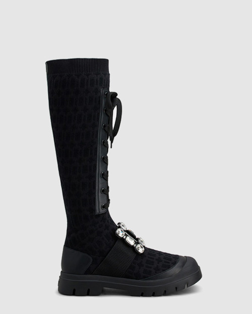 [ROGER VIVIER-로저비비에]워키 비브 스트라스 삭스 부츠 6283