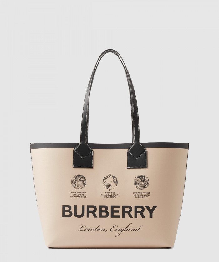 레플리카|이미테이션 burberry-버버리라벨-프린트-런던-토트백-미듐-80631211