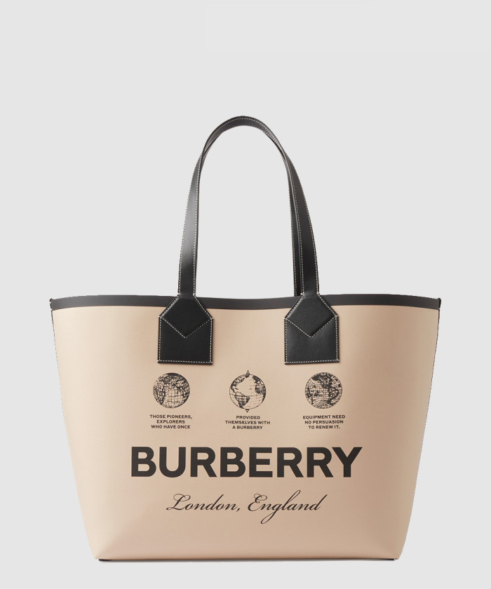 레플리카|이미테이션 burberry-버버리라벨-프린트-런던-토트백-라지-80631221