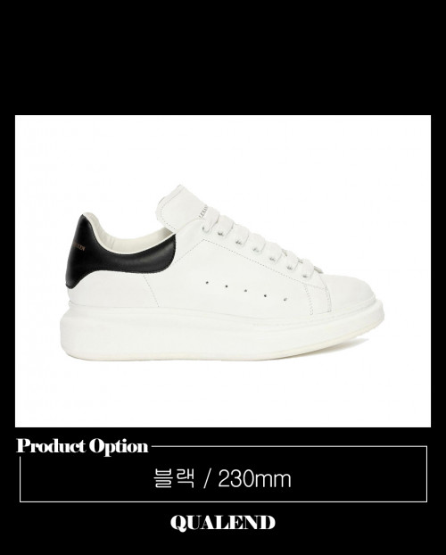 [MCQUEEN-알렉산더맥퀸]오버솔 스니커즈 레더 553680