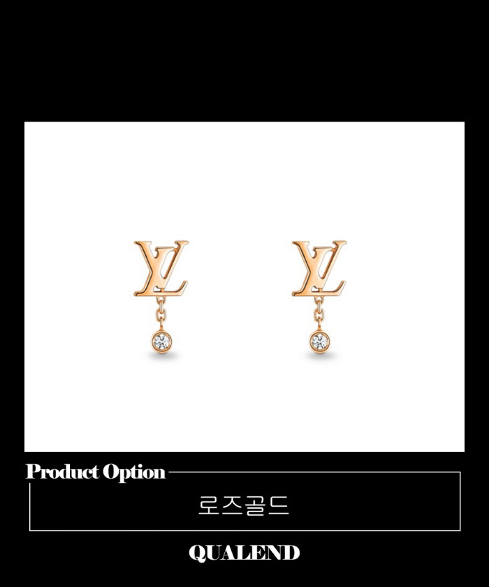 레플리카|이미테이션 louis-vuitton-루이비통이딜-블라썸-lv-스터드-귀걸이-q96549-2