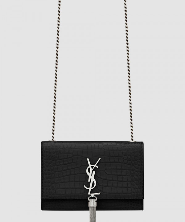 [SAINT LAURENT-생로랑]크로커 케이트백 테슬 스몰 474366