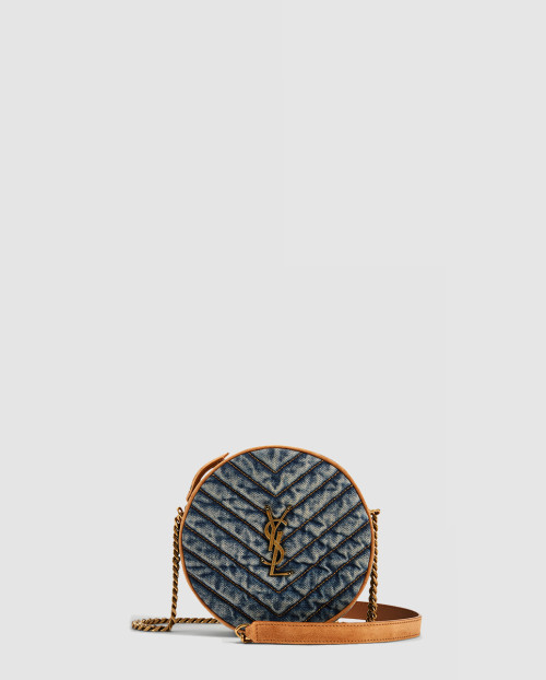 [SAINT LAURENT-생로랑]바이닐 라운드 카메라백 610436