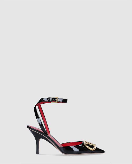 [VALENTINO-발렌티노]락스터드 페이던트 펌프스