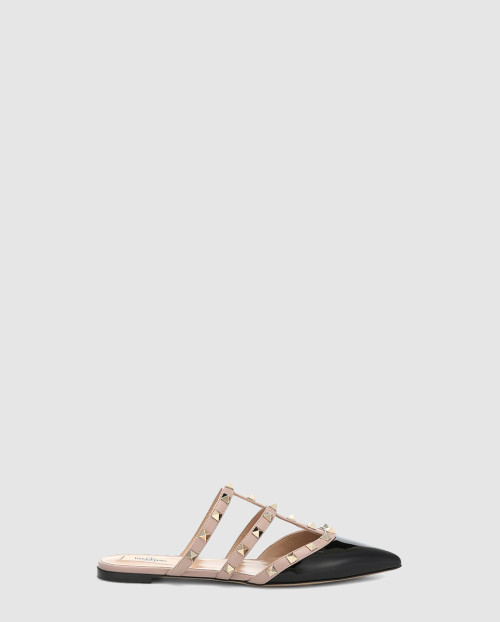 [VALENTINO-발렌티노]락스터드 케이지 스트랩 뮬