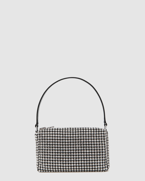 [A.WANG-알렉산더왕]에어리스 라인스톤 메시 파우치 P0813J