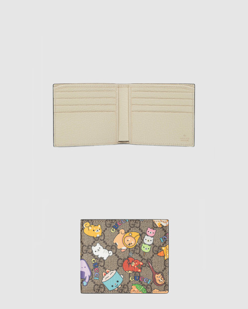 [GUCCI-구찌]애니멀 프린트 반지갑 736755