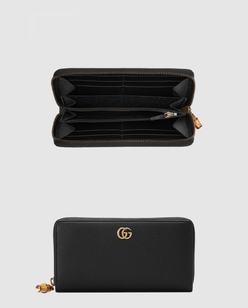 [GUCCI-구찌]뱀부 지퍼월렛 739499
