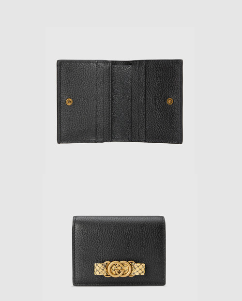 [GUCCI-구찌]인터로킹 G 파이톤 보우 카드지갑 746059