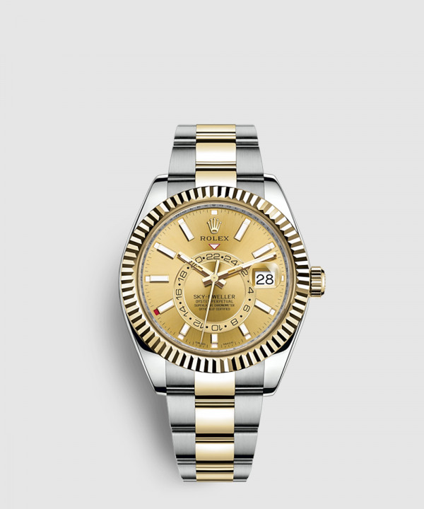 [ROLEX-롤렉스]스카이 드웰러 콤비 42 336933