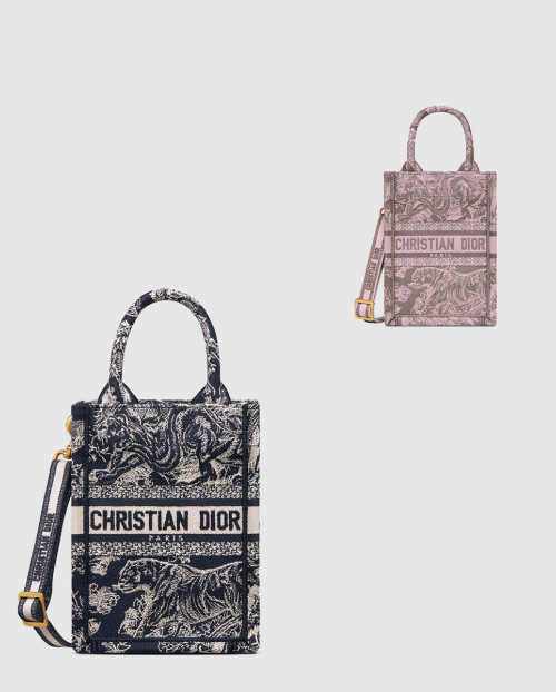 [DIOR-디올]북 토트 휴대폰백 미니 S5555