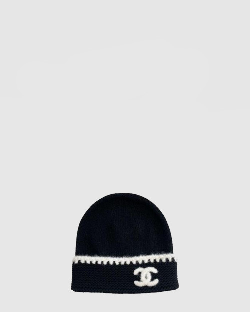 [CHANEL-샤넬]로고 캐시미어 비니 AA9203