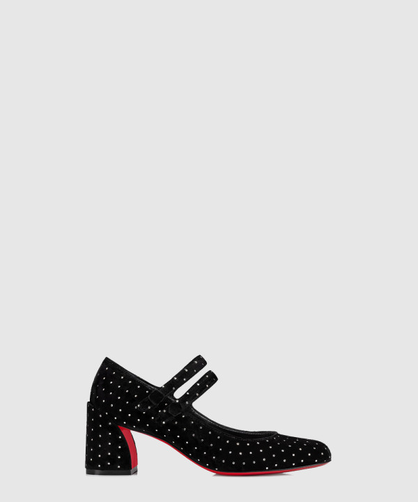 [LOUBOUTIN-루부탱]Miss Jane Plum Strass 1240218