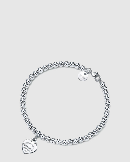 [TIFFANY-티파니]하트 태그 비드  팔찌