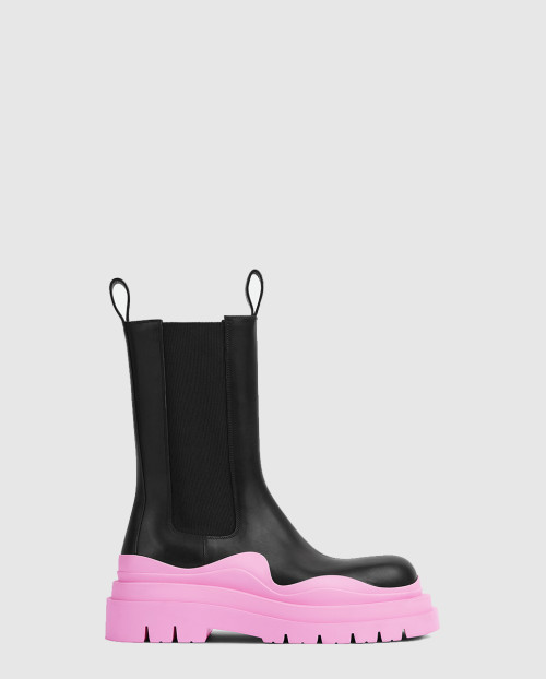 [BOTTEGA-보테가베네타]타이어 첼시 부츠 630297