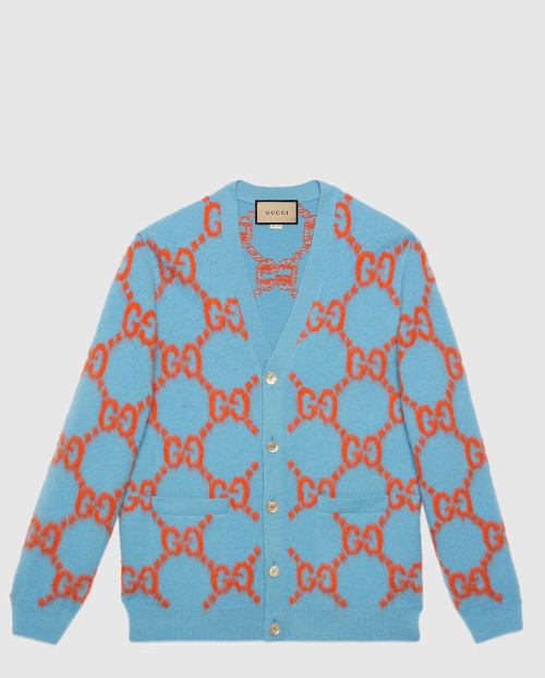 [GUCCI-구찌]GG 인타르시아 울 가디건 764738