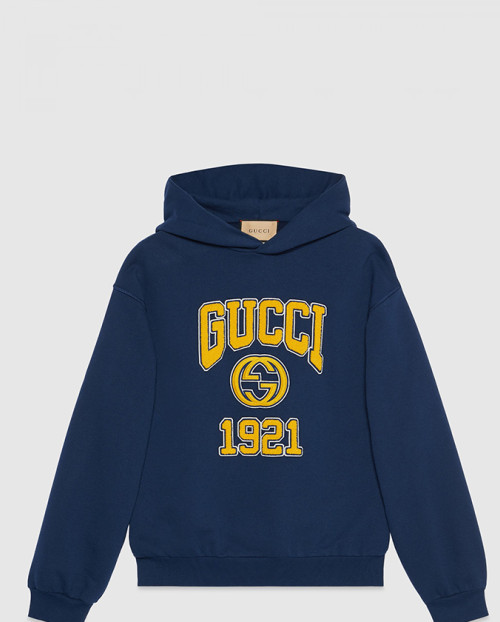 [GUCCI-구찌]코튼 저지 후드 스웨트셔츠 770842