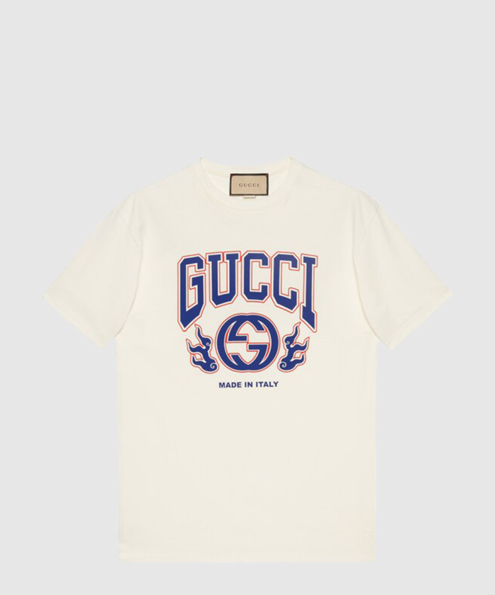 레플리카|이미테이션 gucci-구찌니트-면-프린트-티셔츠-771758