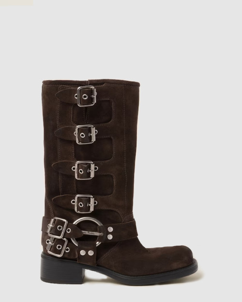 [MIUMIU-미우미우]가죽 부츠 5W792D